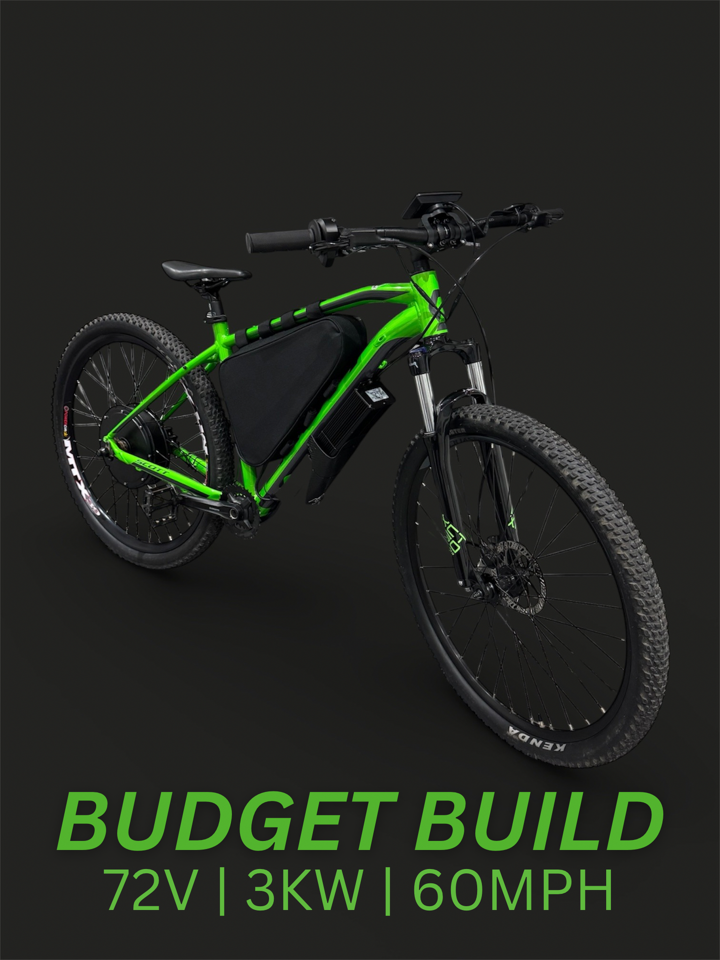 🍀72V 3KW SCOTT ASPECT 950 ELECTRIC BIKE